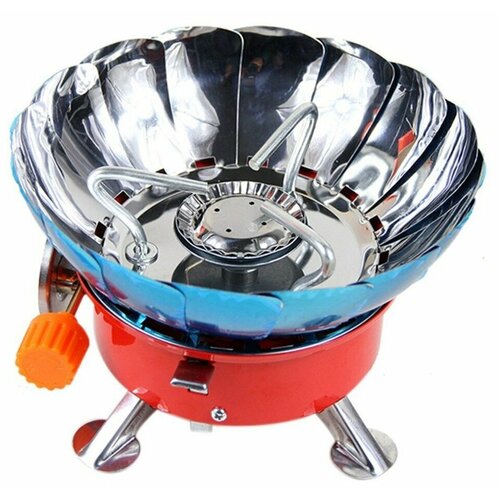 Туристическая газовая горелка с защитой от ветра газовая горелка с чехлом походная газовая плита с защитой от ветра 699₽