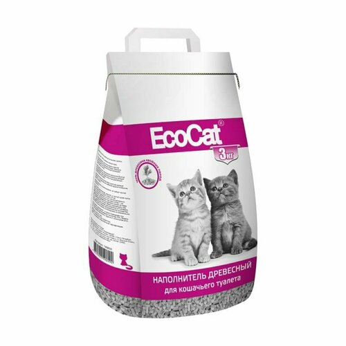 Наполнитель для кошачьего туалета древесный 