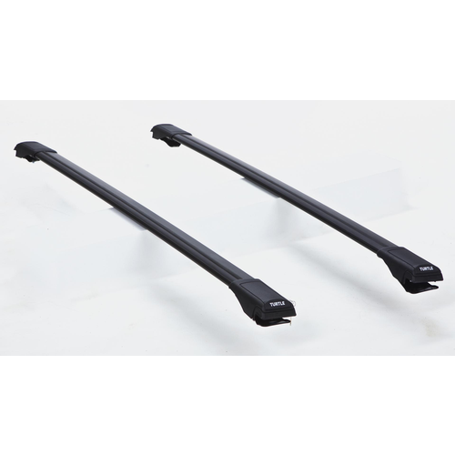 TURTLE Багажник в сборе для рейлинга Shark 122см черный