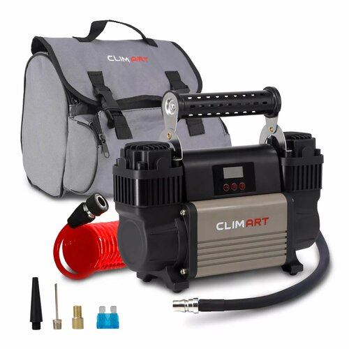 Компрессор Clim Art 100 лмин 9атм CA-100Lx2 Smart шланг 5м 8797₽
