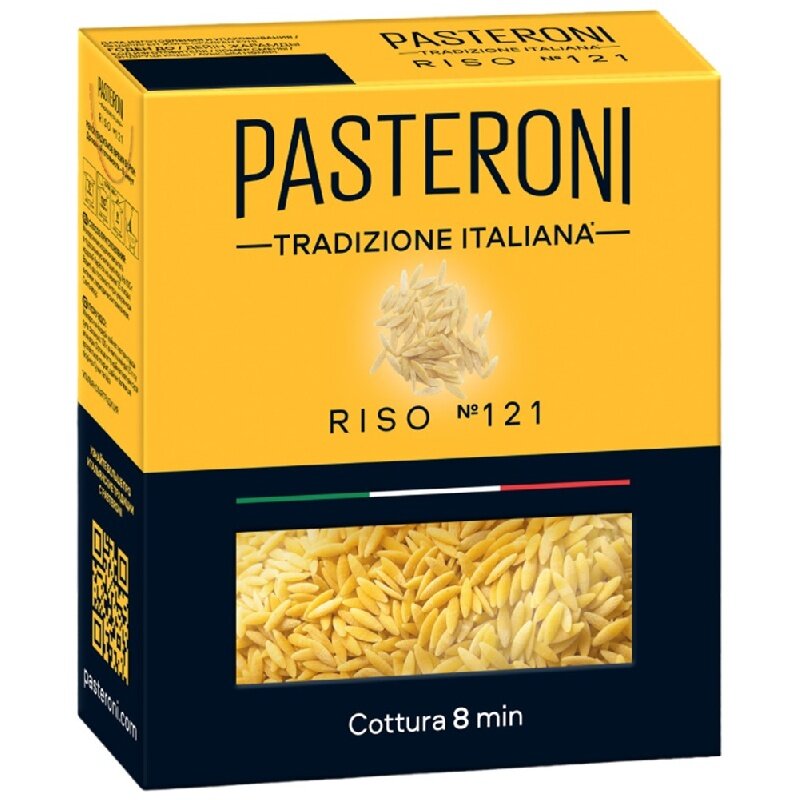 Макаронные изделия PASTERONI RISO №121 / Ризо /картон/ 400г
