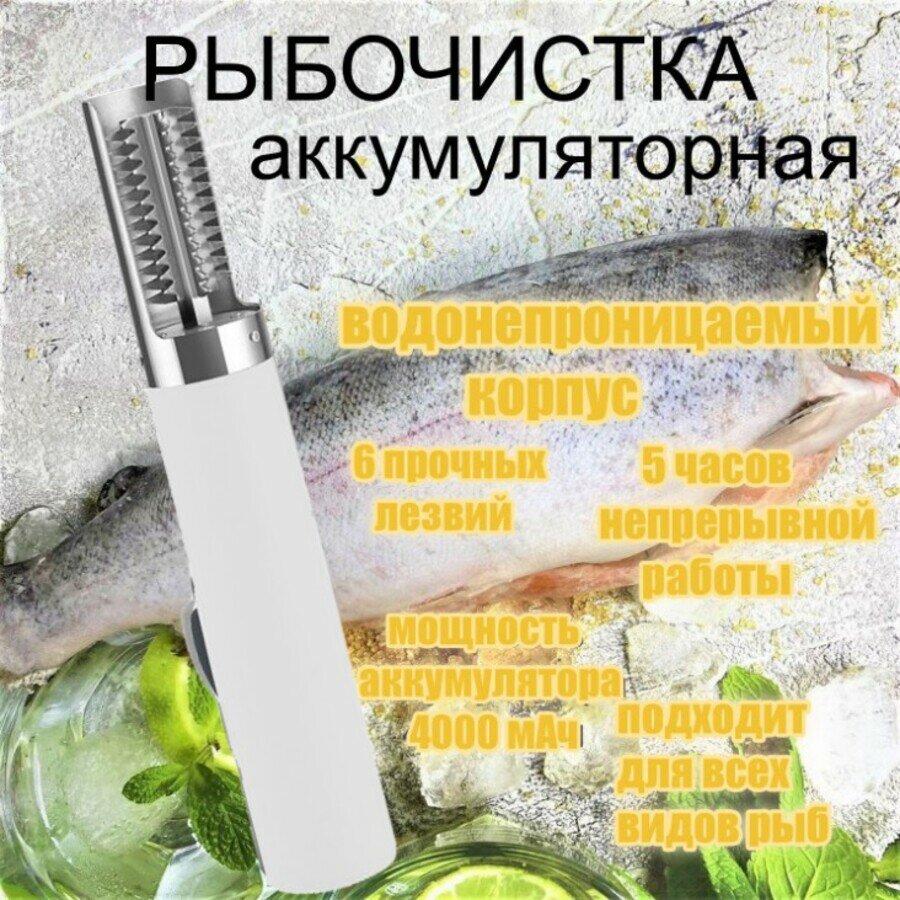 Рыбочистка аккумуляторная