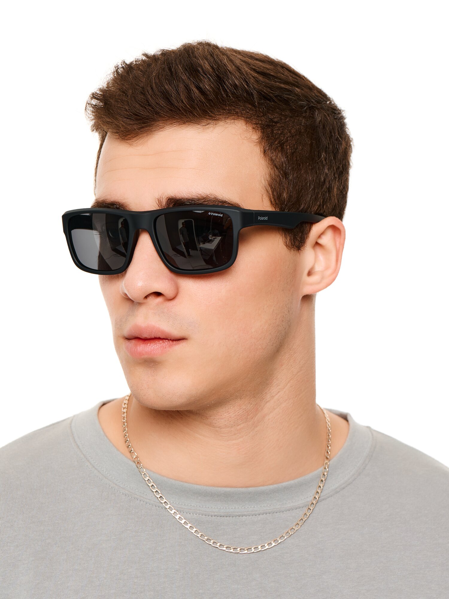 Солнцезащитные очки Polaroid, черный — фото 1