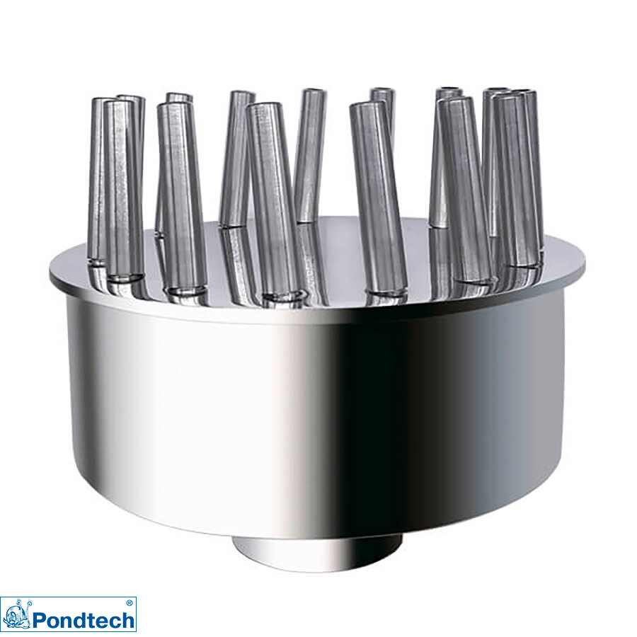 Фонтанная насадка "Песочные часы" Pondtech SL40 серебристый нержавеющая сталь