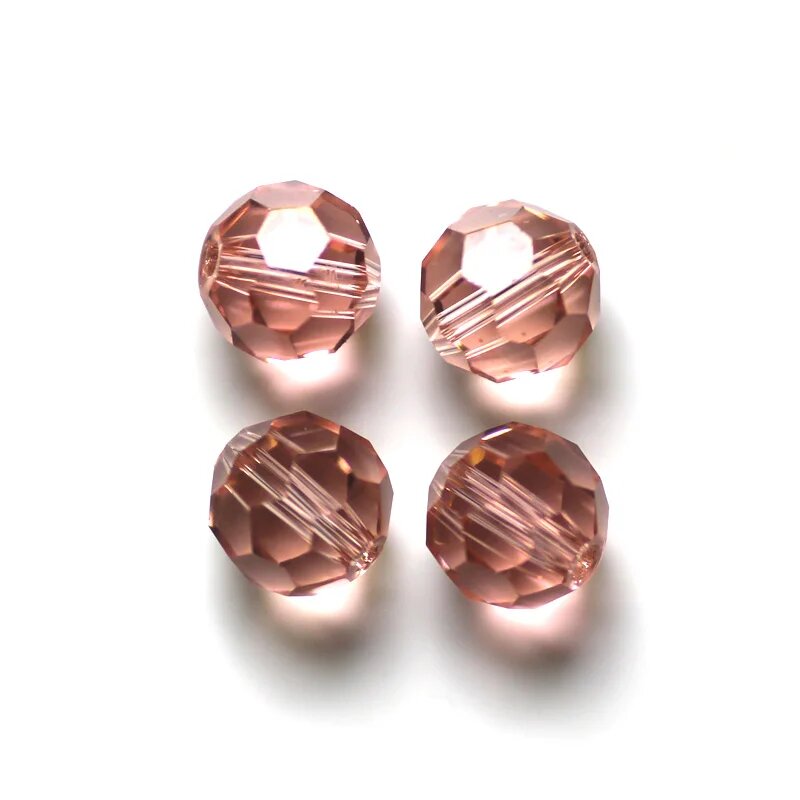 StreBelle красные стеклянные бусины 6 мм 100 шт padparadscha 6mm 100pcs