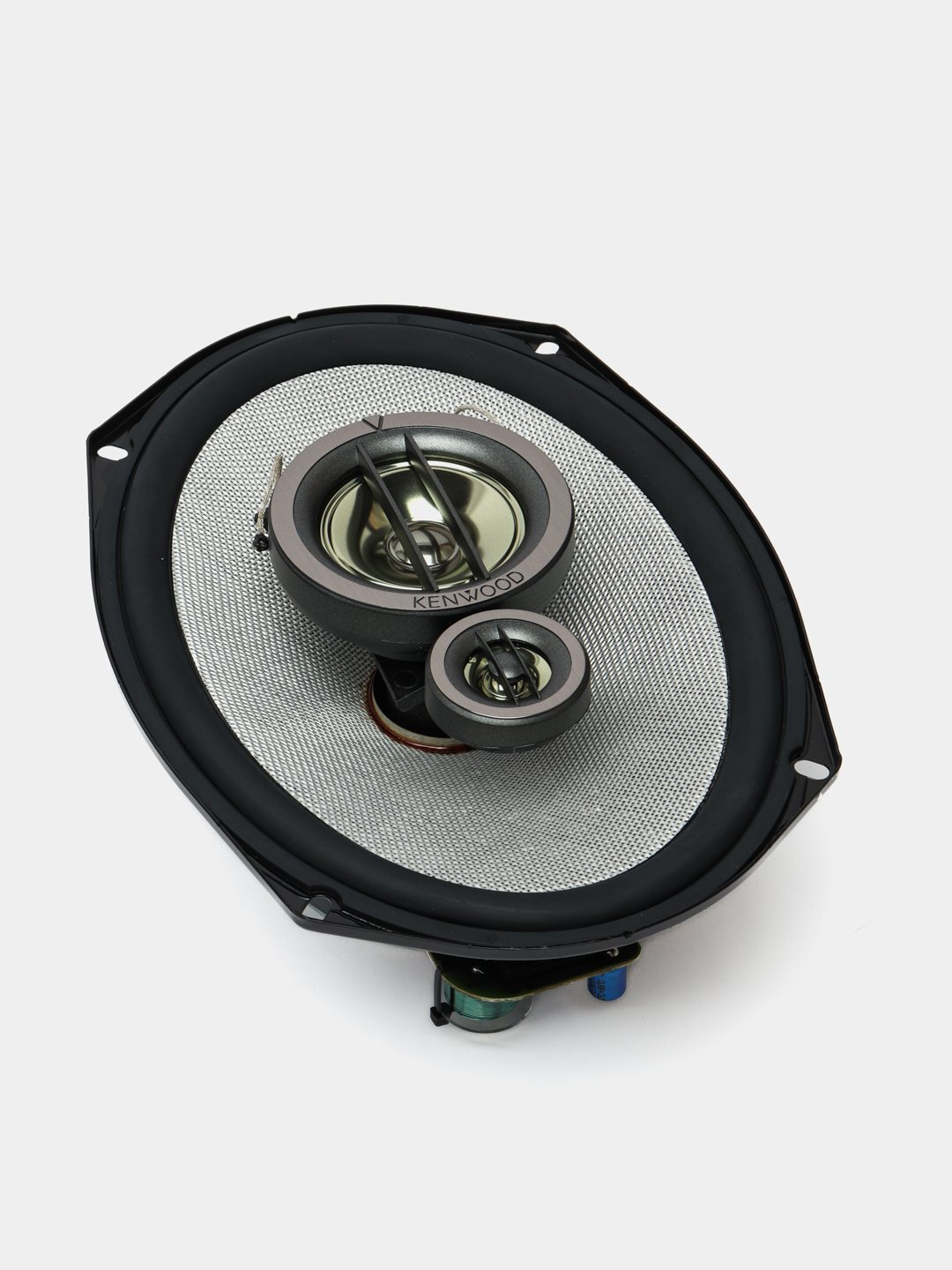 Акустическая система Kenwood KFC-HQ718, 3 полосы, 2 усилителя и подарок в комплекте, черная — фото 1