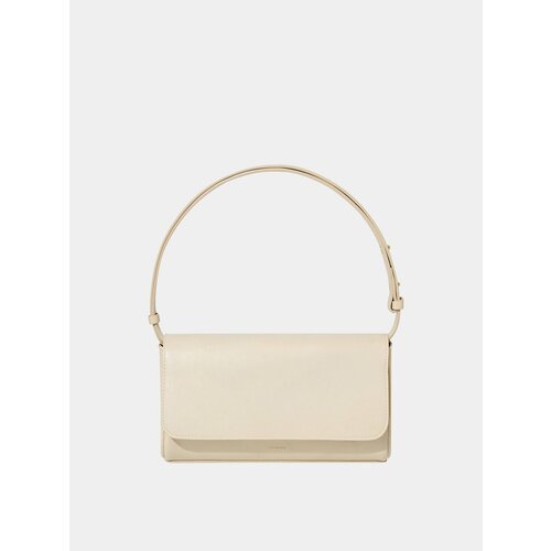 Сумка Stand Oil, фактура матовая, молочно-белый