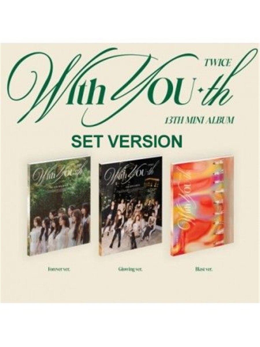 Альбомы- SET TWICE 13th Mini Album - With YOU-th (SET Ver.) 3CD