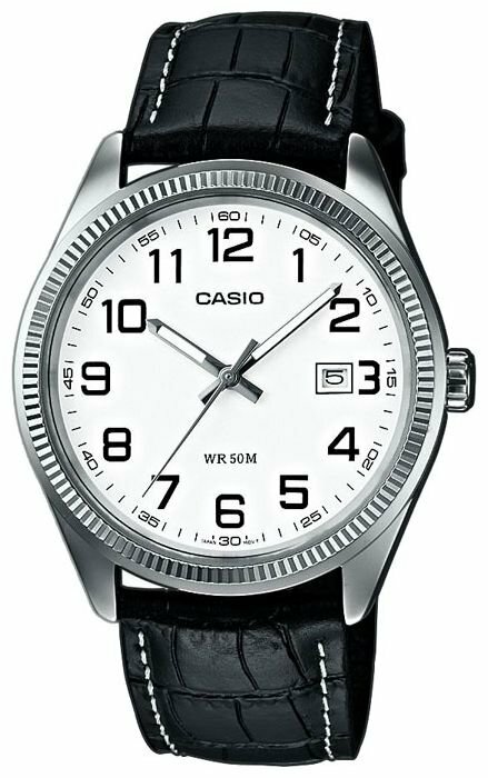 Наручные часы CASIO Collection Men MTP-1302PL-7BVEF, белый, черный