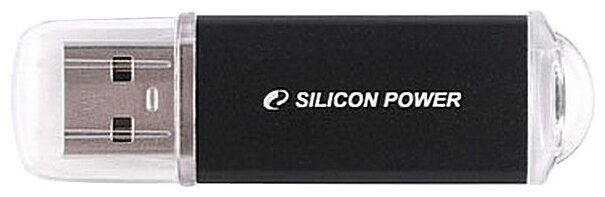 Флеш-накопитель USB 8GB Silicon Power Ultima II чёрный