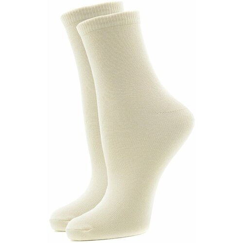 фото Носки karmen, 2 пары, 2 уп., размер 2-m(38-40), бежевый