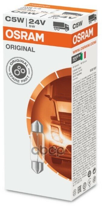 Лампа Osram Галогеновая C5w Sv8.5-8 5W Osram арт. 6423