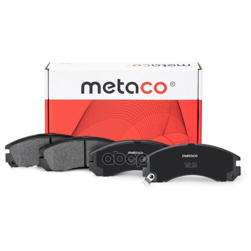 Metaco - Колодки тормозные передние к-кт - MITSUBISHI CITROEN-PEUGEOT 3000-012