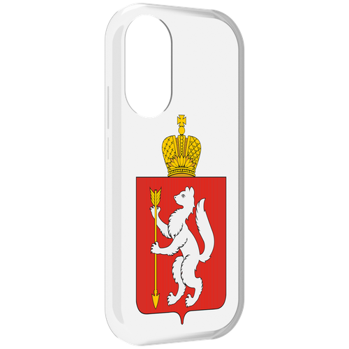 Чехол MyPads герб-свердловская-область-екатеринбург для Honor X7 задняя-панель-накладка-бампер