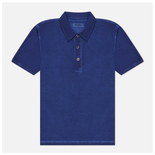 фото Мужское поло left hand sportswear cold dye синий , размер m
