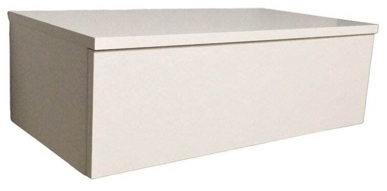 Консоль Туалетный столик подвесной Тумба подвесная с ящиком 30х32х20 Цвет Белый Egger
