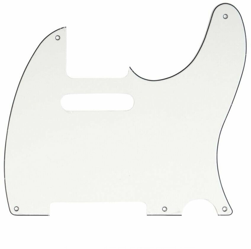 Защитная накладка гитары Fender Telecaster 3 слоя состаренный белый Musiclily MX1410AW