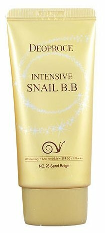 Deoproce BB крем Intensive Snail, SPF 50, 50 мл/50 г, оттенок: 23 sand beige, 1 шт.
