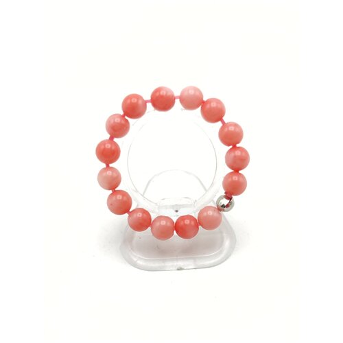 Кольцо HRUSTALEK, коралл, размер 20, розовый