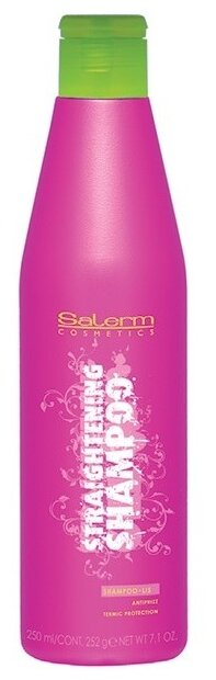 Salerm Cosmetics шампунь Straightening для выпрямления волос, 250 мл