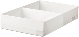 STUK стук ящик с отделениями 34x51x10 см белый