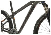 Горный (MTB) велосипед KONA Blast 26 (2018) matt charcoal/black/black/orange decals XS (158-165) (тр