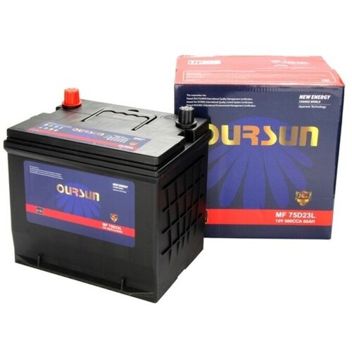 Аккумулятор OURSUN JIS MF 75D23L