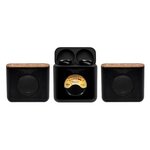 Комплект наушники TWS+колонки Meters Linx TWS+Linx-BT-Stereo Speaker System black - изображение