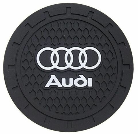 Коврик в подстаканник автомобиля " Audi "; PREMIUM QUALITY; Detailing;