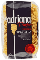 ADRIANA Макароны Pasta Classica Funghetto № 33, 500 г