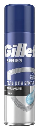 Гель для бритья Gillette Series очищающий, 200 мл