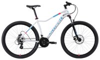 Горный (MTB) велосипед STARK Viva 27.3 HD (2019) белый/голубой/розовый 18