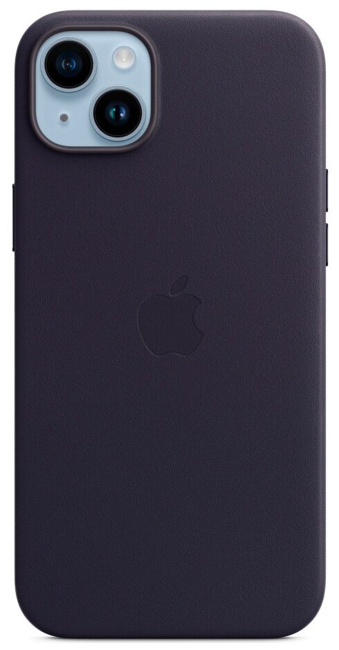iPhone 14 Plus Leather Case with MagSafe - Ink