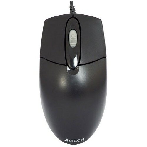 Мышь A4Tech OP-720S черный оптическая 1200dpi silent USB 2but 73400₽