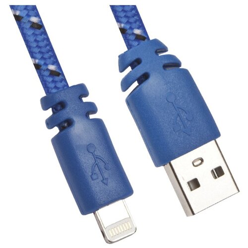 фото Кабель liberty project usb - lightning 1 м синий