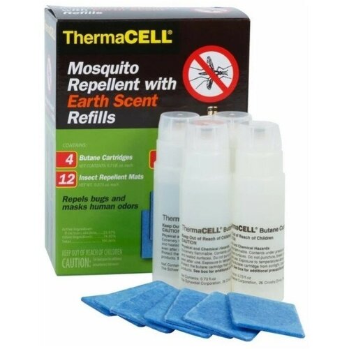 Набор запасной Thermacell E4 с запахом земли (4 катриджа, 12 пластин)