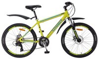Подростковый горный (MTB) велосипед Smart Tempo 24 (2017) зеленый/голубой (требует финальной сборки)