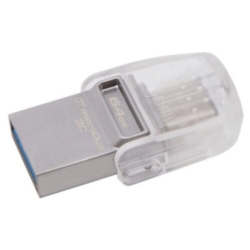 USB Flash Drive 64Gb - Kingston DataTraveler microDuo 3C DTDUO3CG3/64GB уильямс робин mac os x 10 6 snow leopard первые шаги