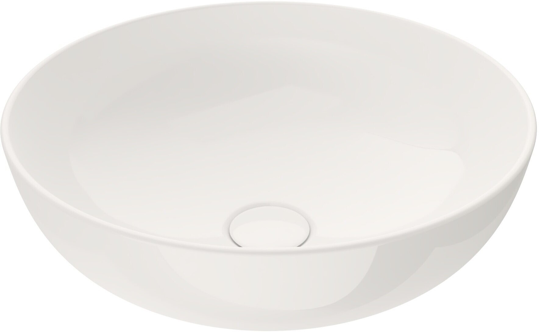 фото Раковина BERGES Ego накладная, Ø 38 см, без отверстия под смеситель,181008