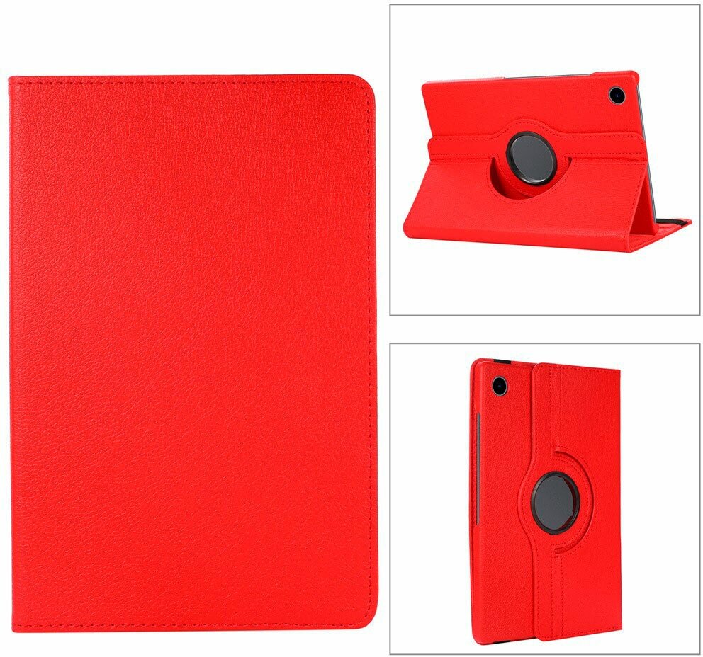 Чехол для планшета Samsung Galaxy Tab A9 Plus 11 дюймов (SM-X210/X216), с подставкой / поворотный 360 градусов (красный)