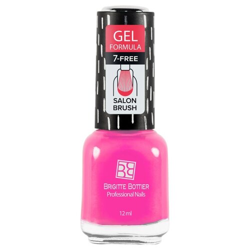 Brigitte Bottier Лак для ногтей Gel Formula, 12 мл, тон 41 розовый фламинго brigitte bottier лак для ногтей gel formula 12 мл тон 41 розовый фламинго