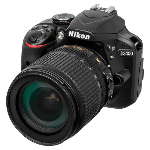 Фотоаппарат Nikon D3400 Kit AF-S DX NIKKOR 18-105mm f/3.5-5.6G VR, черный