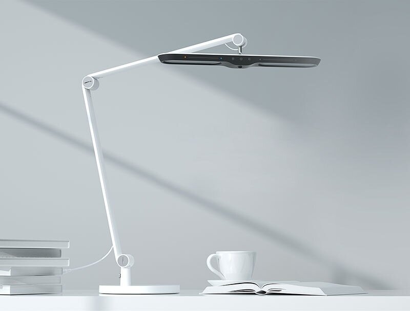 Настольная лампа Yeelight LED Light-sensitive desk lamp V1 Pro (Clamping version) (YLTD13YL), белая - фотография № 4