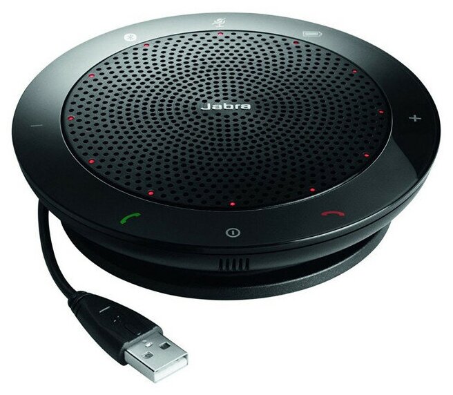 Спикерфон Jabra Speak 510 UC 2 в 1 - портативная музыкальная колонка конференц связи Bluetooth & USB UC цвет черный (7510-209)