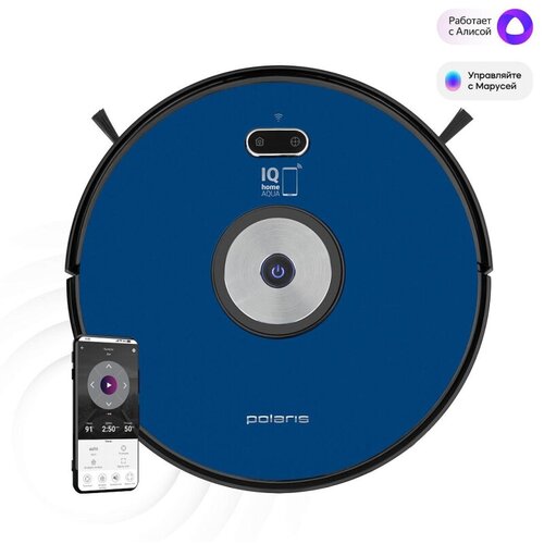 Робот-пылесос POLARIS PVCR 3200 IQ Home Aqua темно-синий 6437500₽