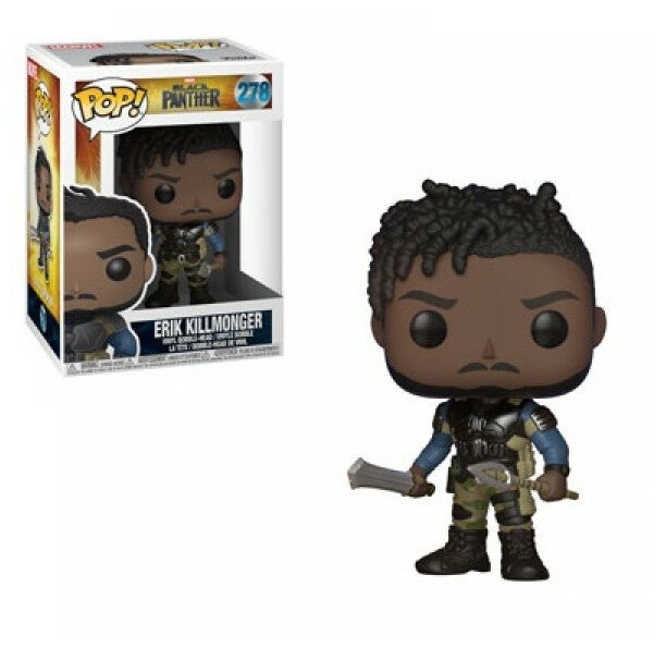 Фигурка Funko POP Erik Killmonger (Vaulted) из фильма Black Panther Marvel