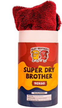 BUFF BROTHERS микрофибра для сушки SUPER DRY BROTHER MAROON 90x60 - фотография № 2