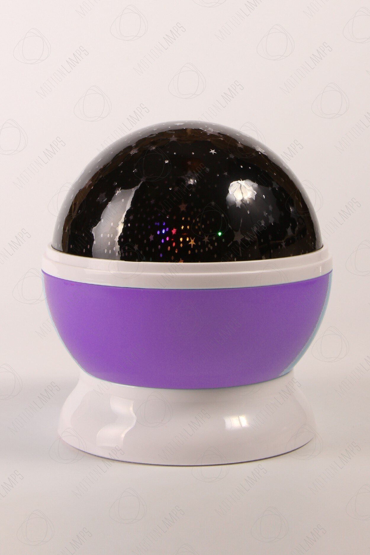 Лампа-ночник звёздное небо Star master, фиолетовый - фотография № 4