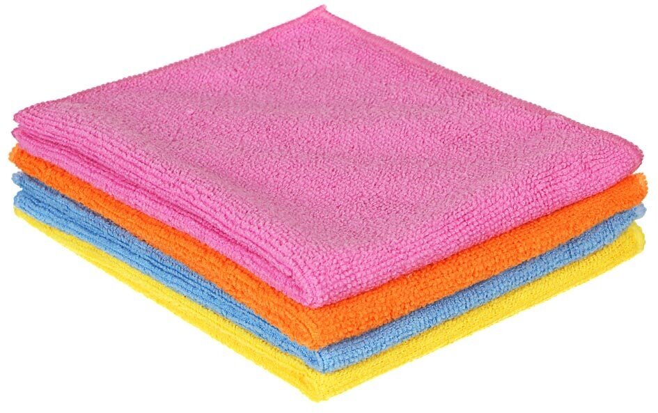 фото Салфетка из микрофибры махровая, универсальная, 30х40 см, 220 г/кв. м. 4 цвета, VETTA 1 штука