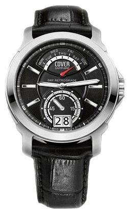 Часы швейцарские наручные мужские кварцевые на ремне Cover CO140.03